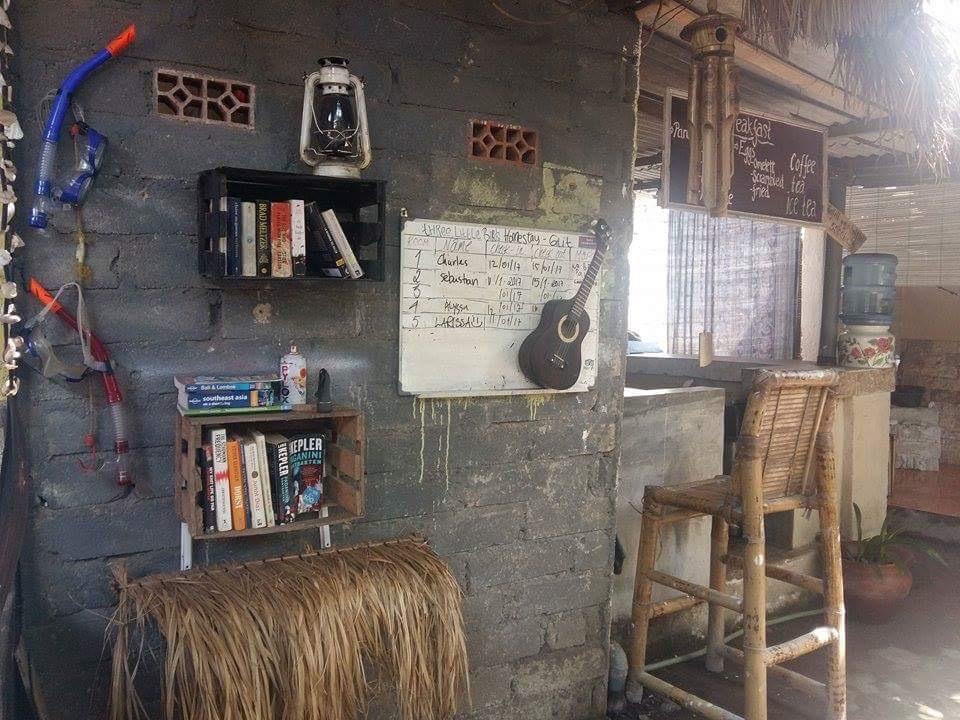 Three Little Birds Homestay Gili Trawangan Exteriör bild